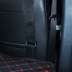 Universal Diamond Car Bed - Non-Inflatable Black and Red Stitching Luxury Leather Diamond Car Bed Mattress Universal Diamond Car Bed - Non-Inflatable Black and Red Stitching Luxury Leather Diamond Car Bed Mattress