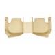 Beige Luxury Leather Diamond Car Floor Mats Beige Luxury Leather Diamond Car Floor Mats