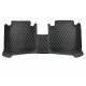 Black and Beige Stitching Luxury Leather Diamond Car Floor Mats Black and Beige Stitching Luxury Leather Diamond Car Floor Mats