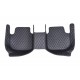 Black and Blue Stitching Luxury Leather Diamond Car Floor Mats Black and Blue Stitching Luxury Leather Diamond Car Floor Mats