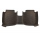 Black and Orange Stitching Luxury Leather Diamond Car Floor Mats Black and Orange Stitching Luxury Leather Diamond Car Floor Mats