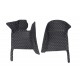 Black and White Stitching Luxury Leather Diamond Car Floor Mats Black and White Stitching Luxury Leather Diamond Car Floor Mats