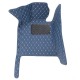 Blue Luxury Leather Diamond Car Floor Mats Blue Luxury Leather Diamond Car Floor Mats