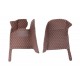 Dark Brown Luxury Leather Diamond Car Floor Mats Dark Brown Luxury Leather Diamond Car Floor Mats