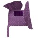 Purple Luxury Leather Diamond Car Floor Mats Purple Luxury Leather Diamond Car Floor Mats