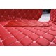 Red Luxury Leather Diamond Car Floor Mats Red Luxury Leather Diamond Car Floor Mats