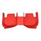 Red Luxury Leather Diamond Car Floor Mats Red Luxury Leather Diamond Car Floor Mats
