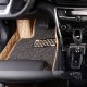 Beige and Grey Double Layer Premium Diamond Stitching Car Floor Mats Beige and Grey Double Layer Premium Diamond Stitching Car Floor Mats