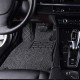 Black and Grey Double Layer Premium Diamond Stitching Car Floor Mats Black and Grey Double Layer Premium Diamond Stitching Car Floor Mats
