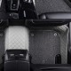 Grey and Grey Double Layer Premium Diamond Stitching Car Floor Mats Grey and Grey Double Layer Premium Diamond Stitching Car Floor Mats