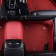 Red and Red Double Layer Premium Diamond Stitching Car Floor Mats Red and Red Double Layer Premium Diamond Stitching Car Floor Mats
