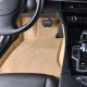 Beige Double Layer Premium Stripe Car Floor Mats