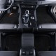 Black Double Layer Premium Stripe Car Floor Mats Black Double Layer Premium Stripe Car Floor Mats