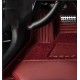 Maroon Double Layer Premium Stripe Car Floor Mats Maroon Double Layer Premium Stripe Car Floor Mats