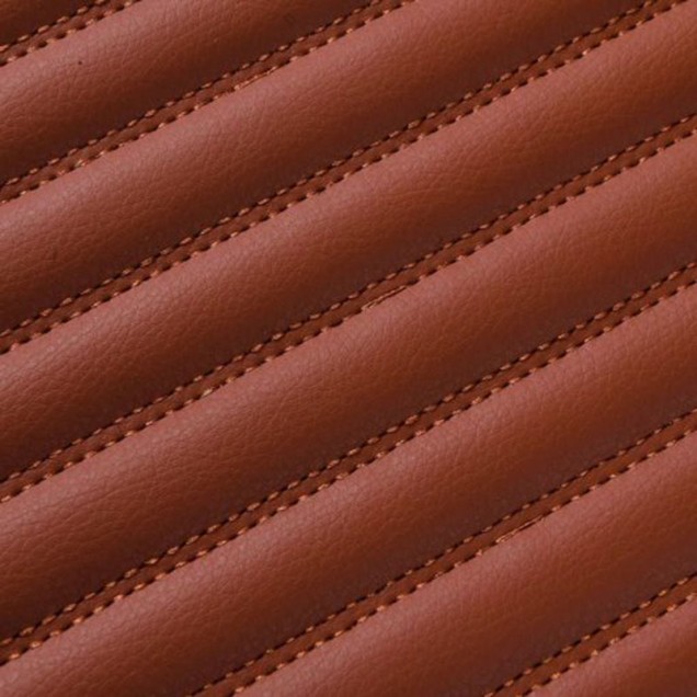 Brown Luxury Leather Stripe Car Floor Mats Brown Luxury Leather Stripe Car Floor Mats