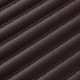 Dark Brown Luxury Leather Stripe Car Floor Mats Dark Brown Luxury Leather Stripe Car Floor Mats