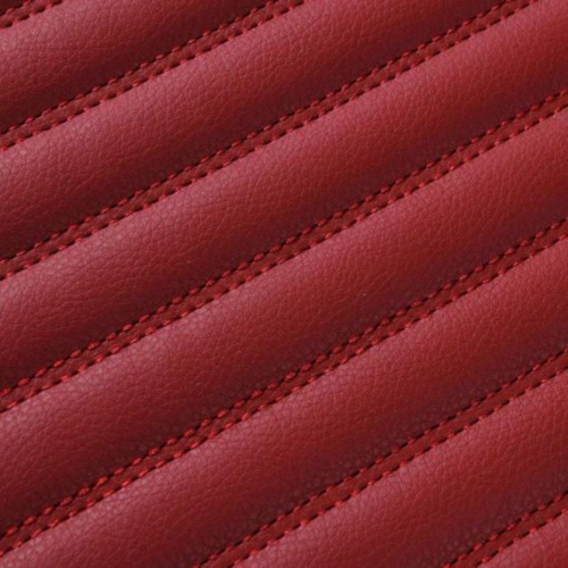 Maroon Luxury Leather Stripe Car Floor Mats Maroon Luxury Leather Stripe Car Floor Mats